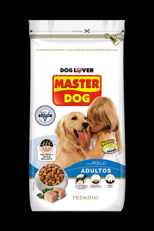 Master Dog Adulto de 18 Kilos, Carne y Cereales